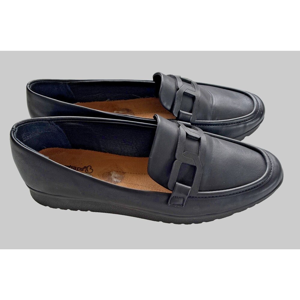 Loafer Slip On Bare Trap Addison  Black Size 10M Memory Foam